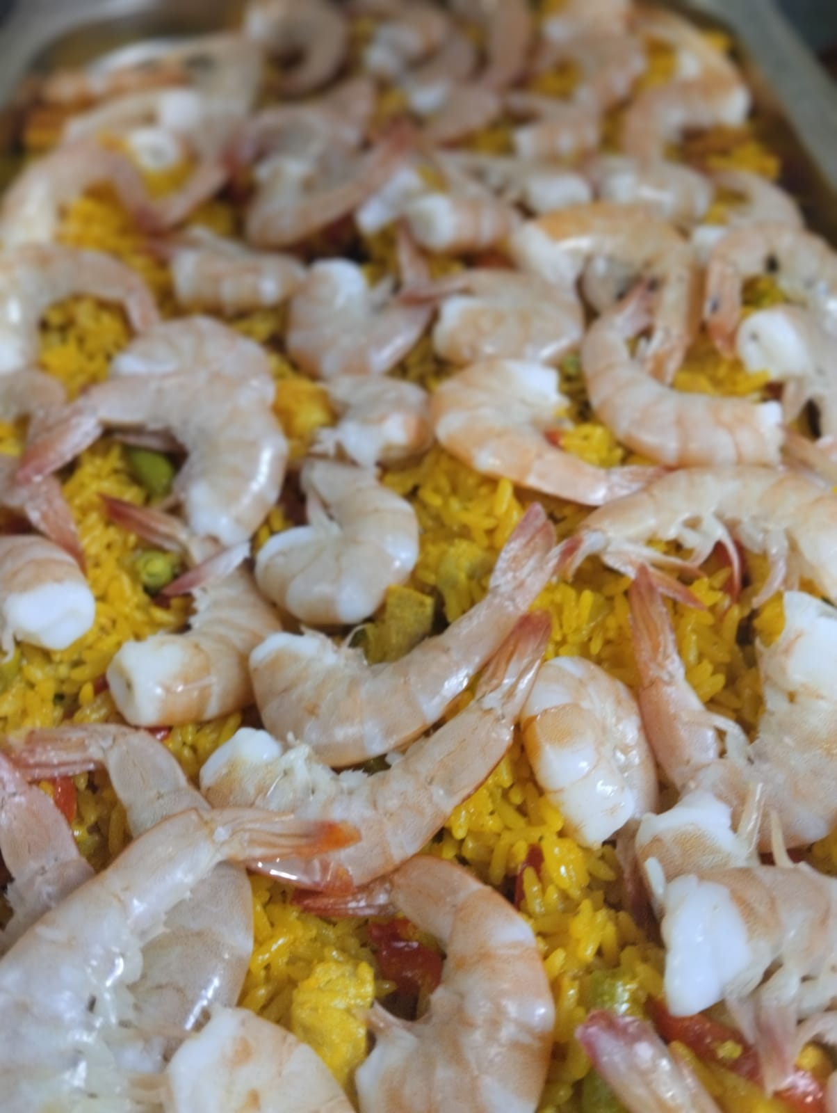 Camarón con arroz